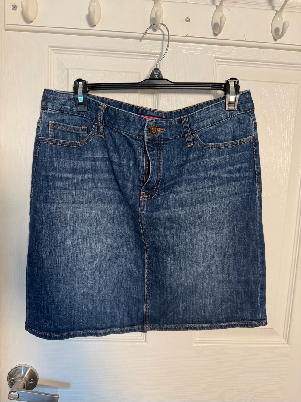 Tommy Hilfiger Dark Blue Denim Mini Skirt